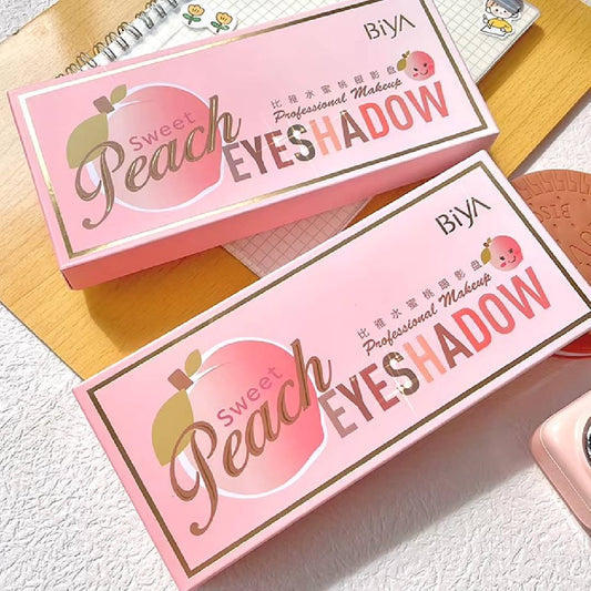 Biya Sweet Peach 12 Color Highlighter Shimmer Eyeshadow Palette | pack of 2
