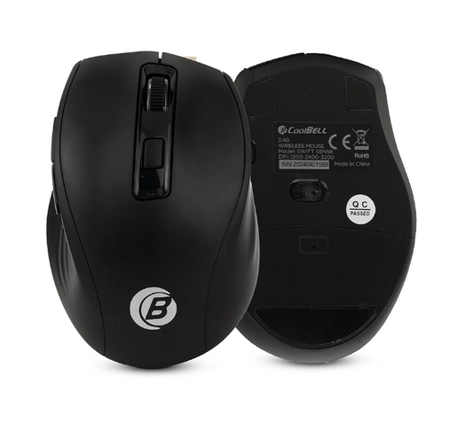 CoolBell Swift Sense Wireless Mouse - Black