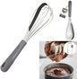 2-in-1 Built-In Spatula & Egg Whisker - Manual Hand Egg Beater (Pack of 3)
