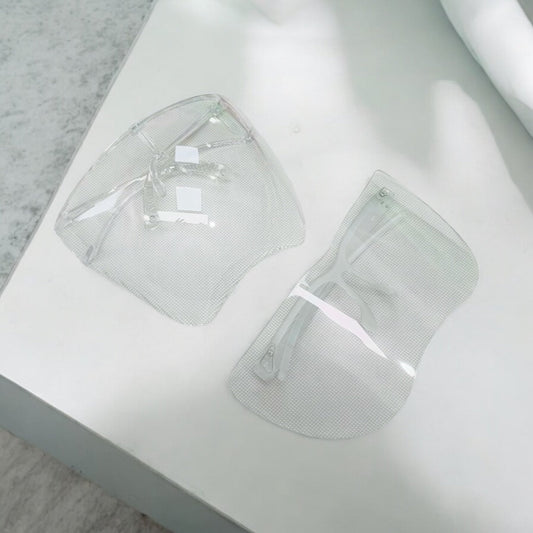 Men's and women's protective glasses, face shield | 2 Pcs Set