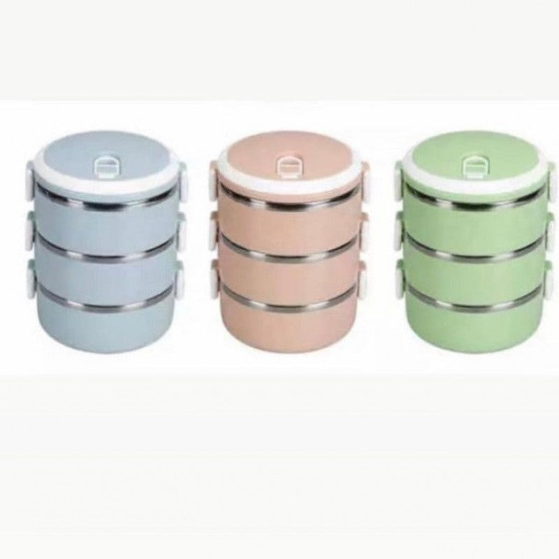 3-Layer Insulated Lunch Box For Boys – Stainless Steel & Durable