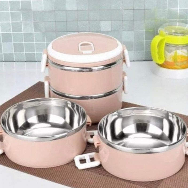 3-Layer Insulated Lunch Box For Boys – Stainless Steel & Durable