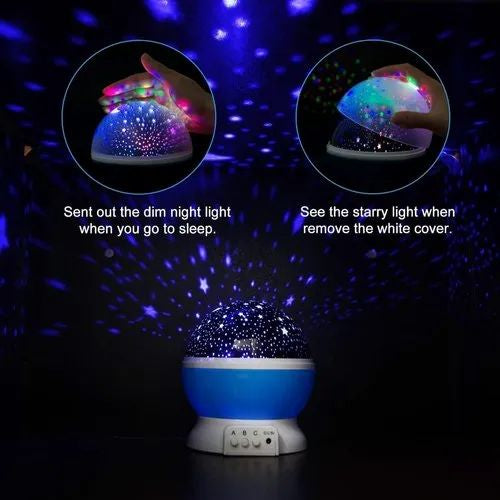 Star Master Dream Rotating Color Changing Projection Lamp