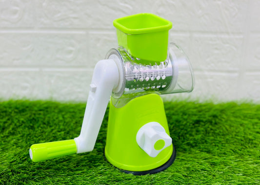 3-in-1 TableTop Drum Grator - Vegetable Grinder